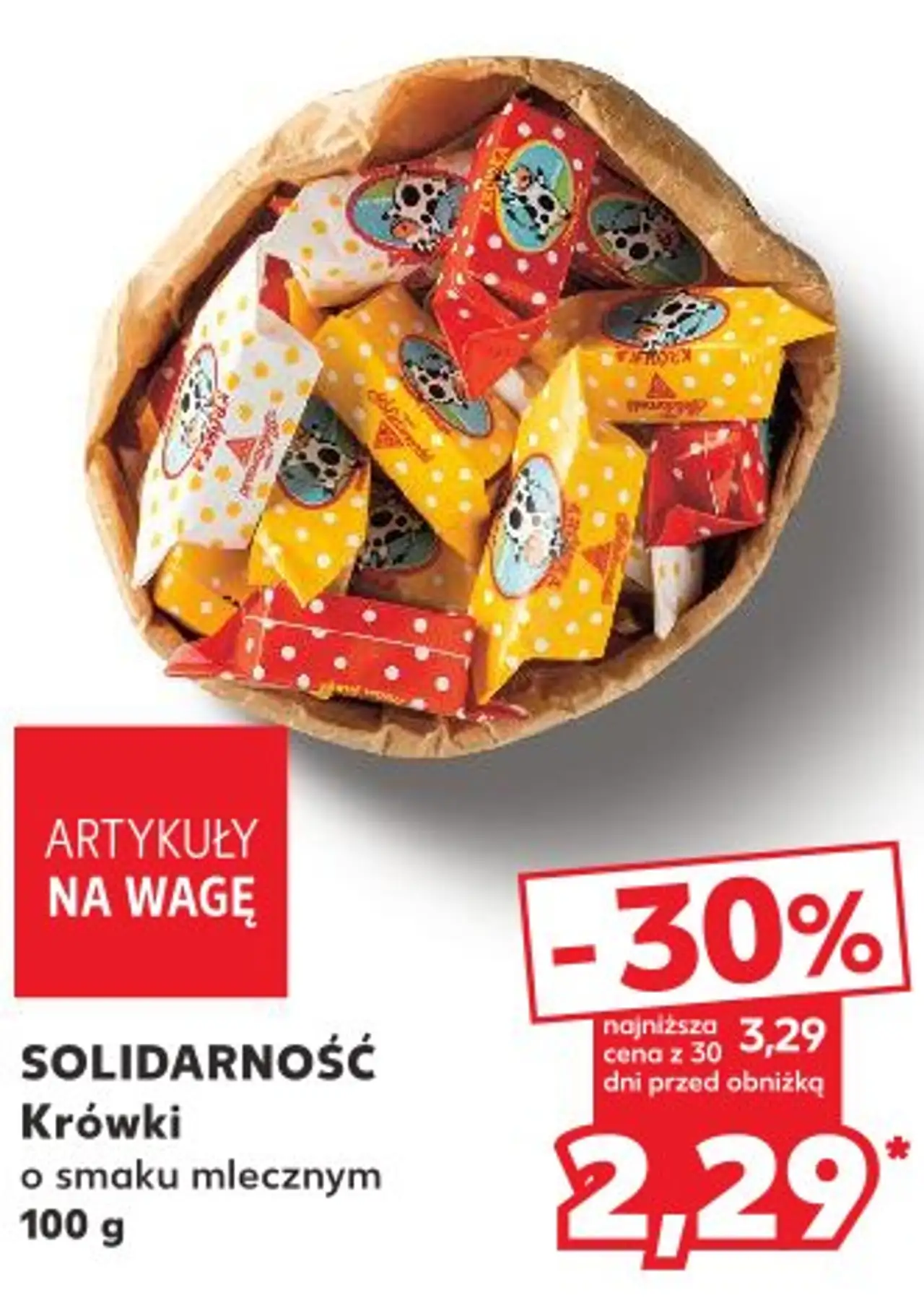 Solidarność Krówki o smaku mlecznym