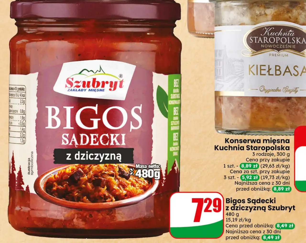 Bigos Sądecki z dziczyzną Szubryt