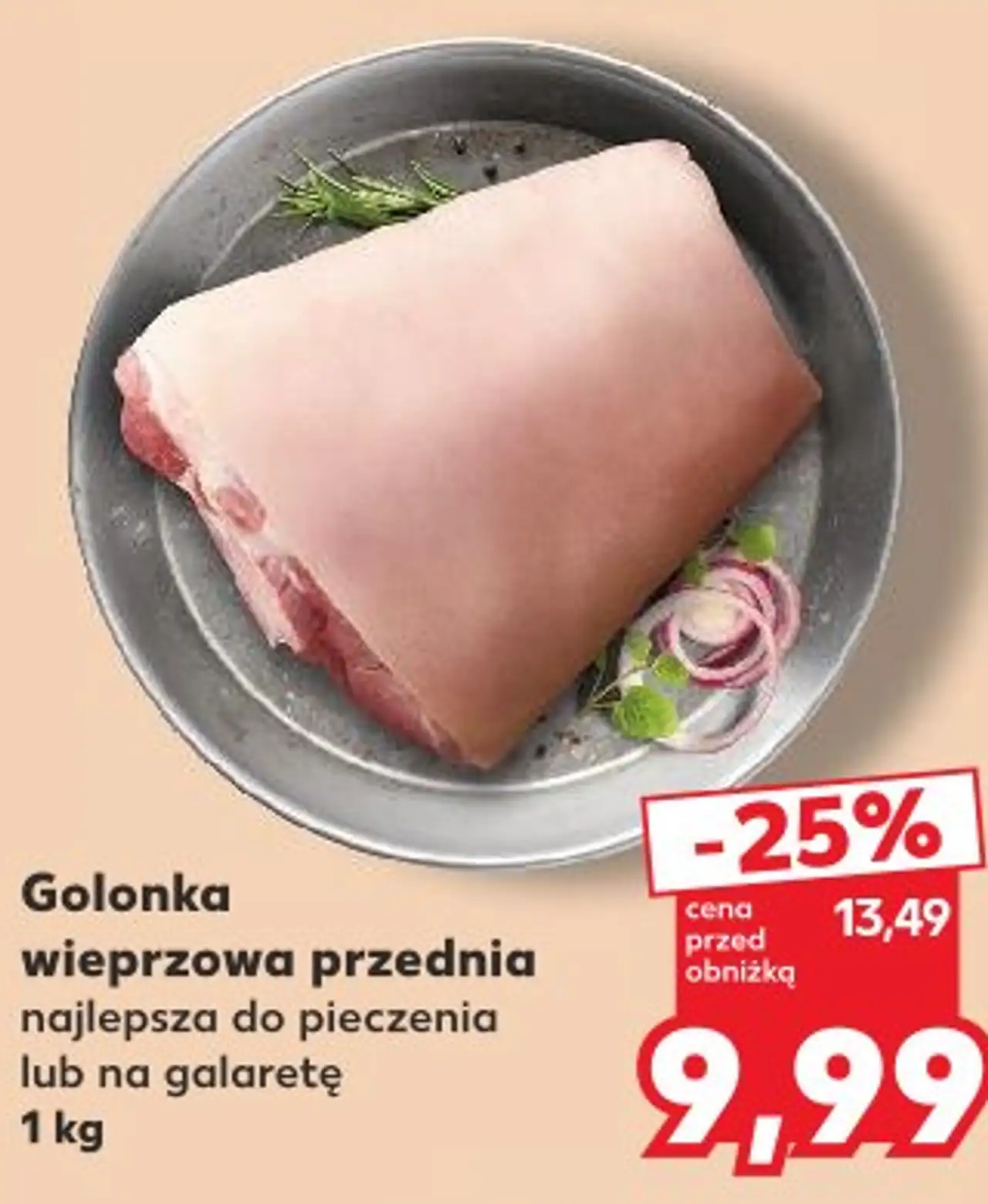 Golonka wieprzowa przednia najlepsza do pieczenia lub na galaretę
