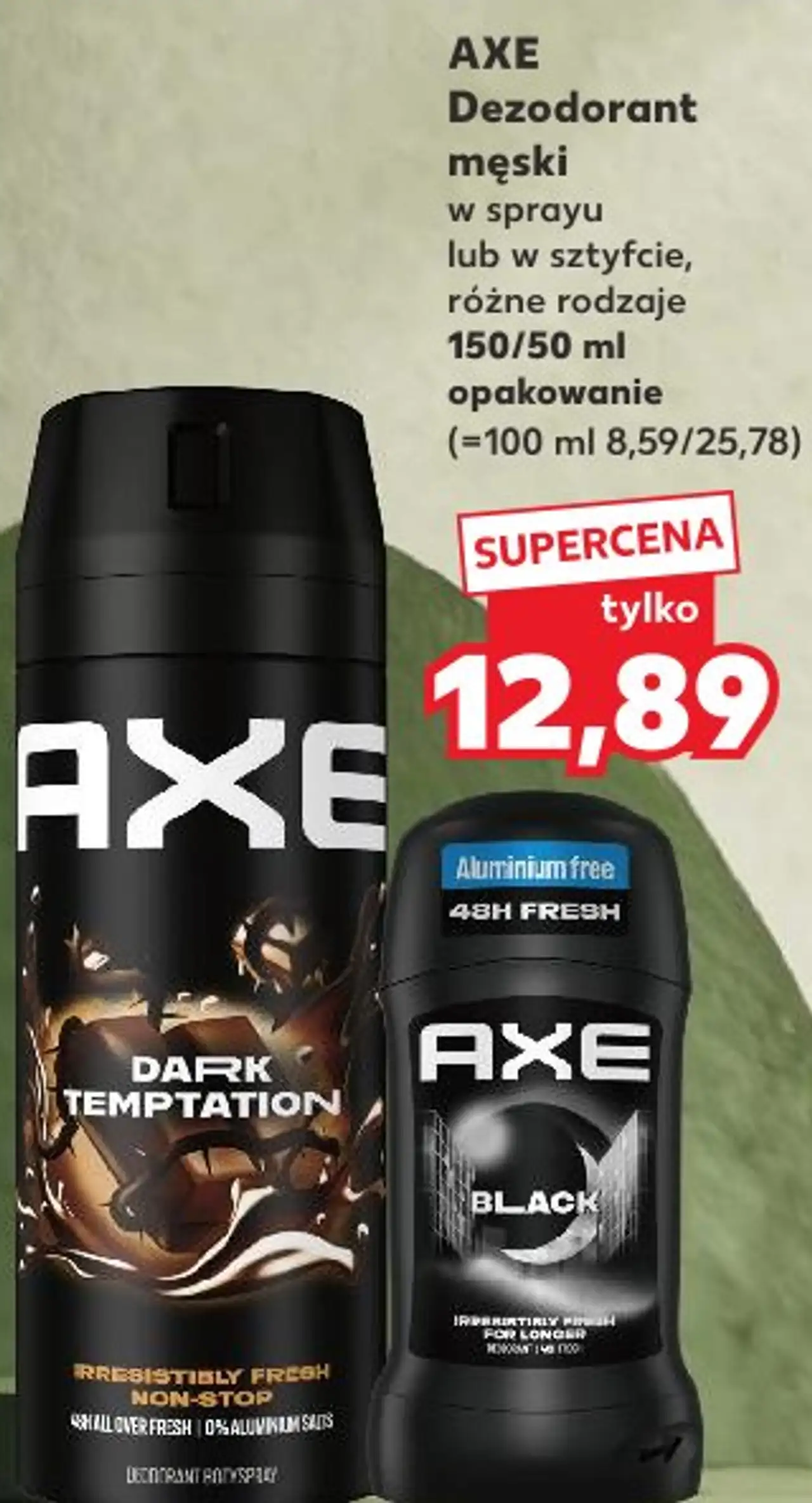 AXE Dezodorant męski w sprayu lub w sztyfcie