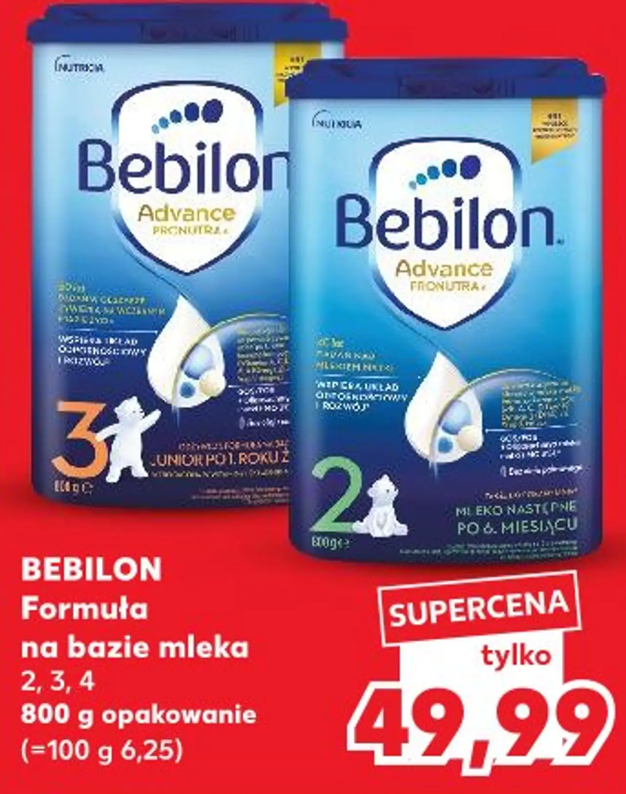 Bebilon Advance Pronutra Formuła na bazie mleka