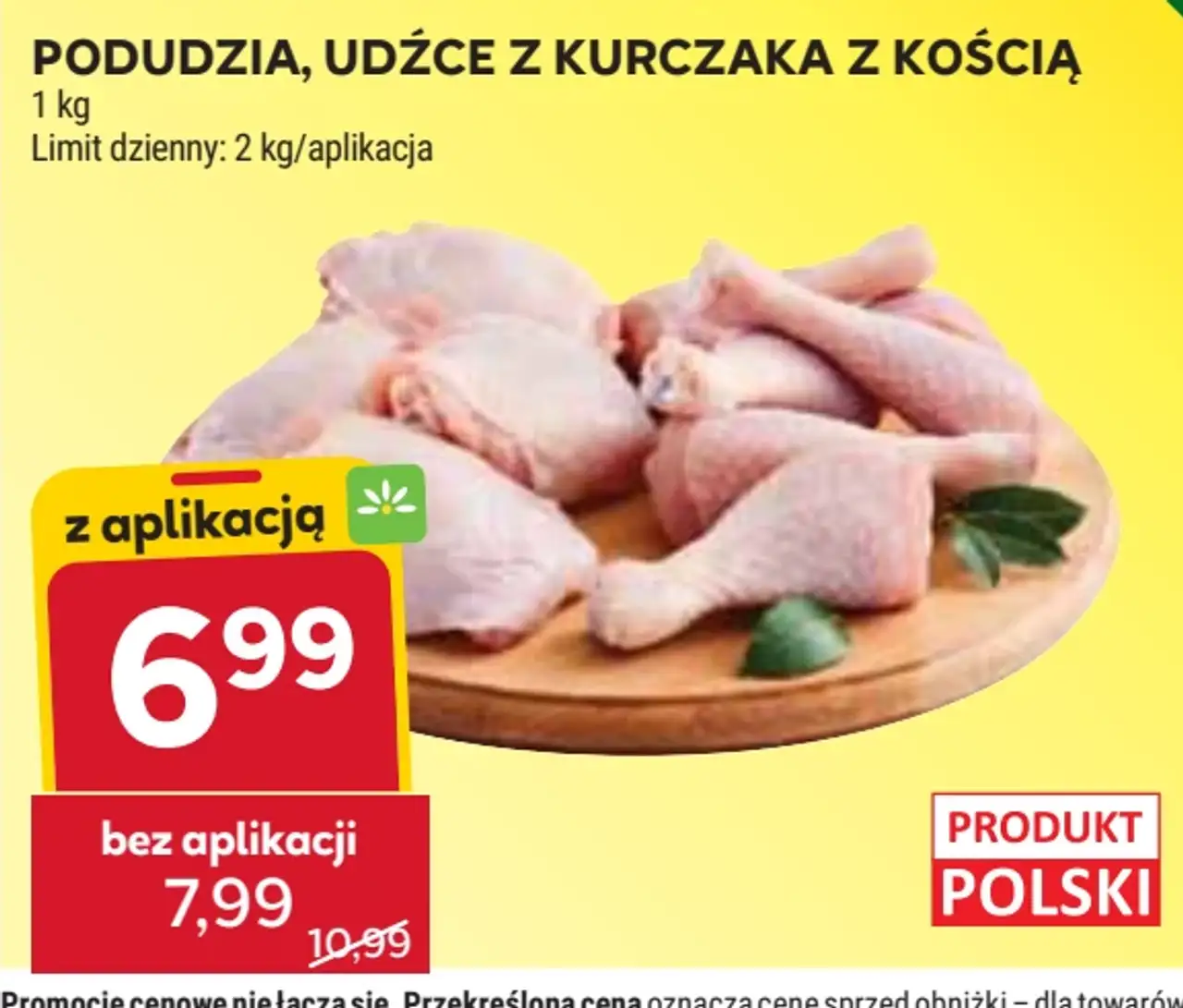 PODUDZIA, UDŹCE Z KURCZAKA Z KOŚCIĄ 1 kg