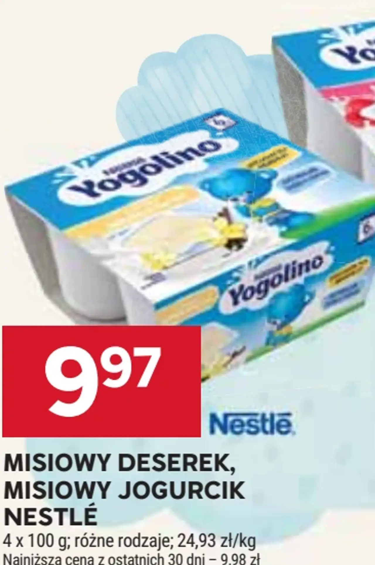 Misiowy deserek, Misiowy jogurcik Nestlé