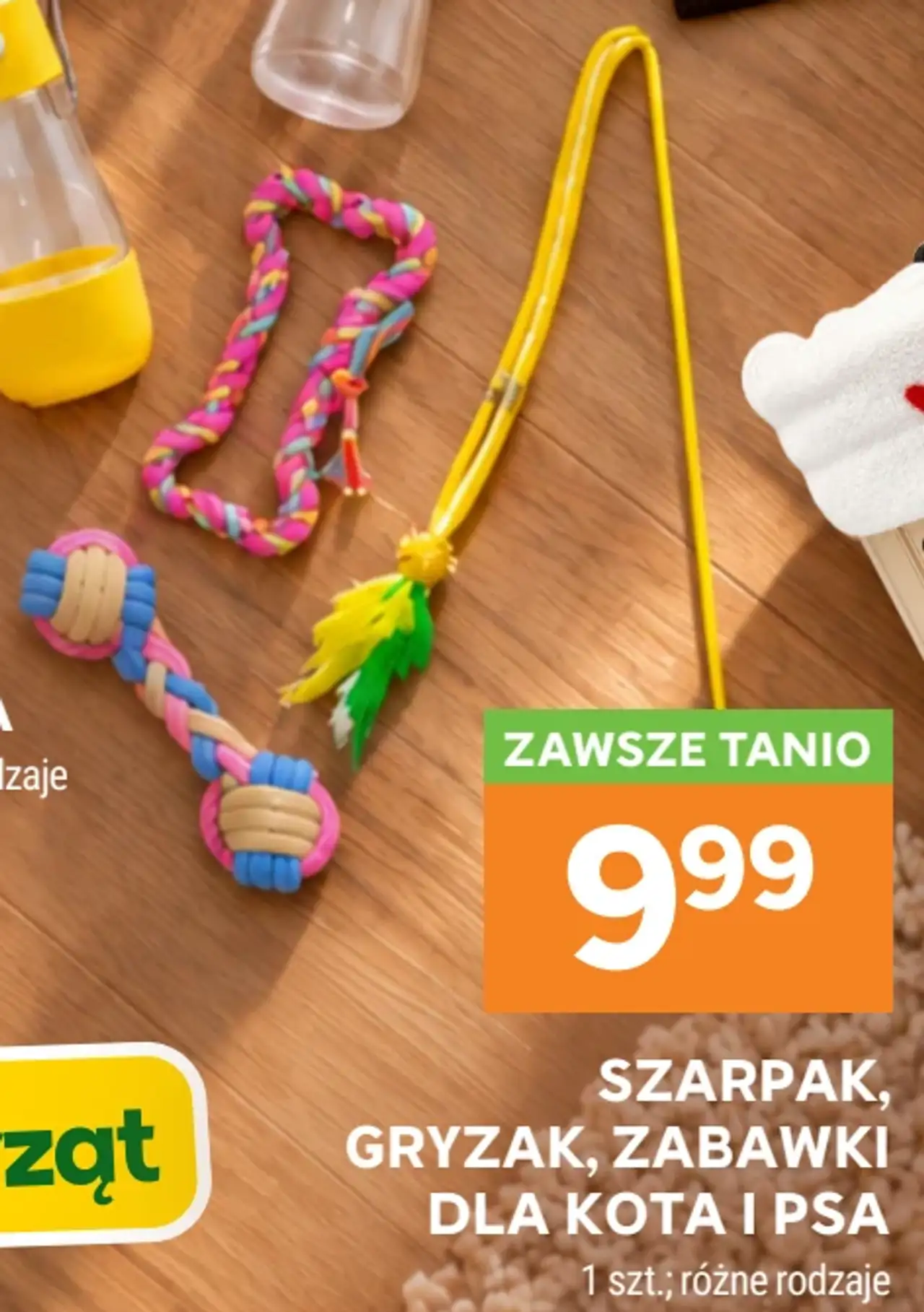 Szarpak, gryzak, zabawki dla kota i psa