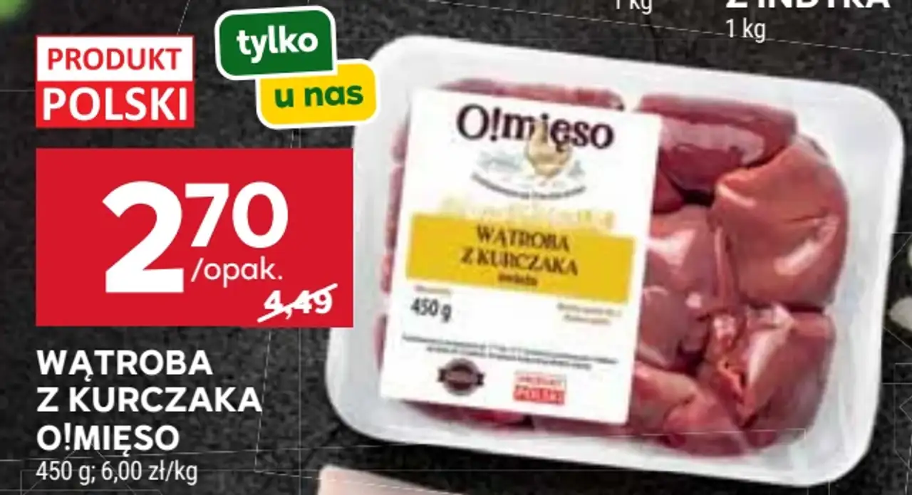 Wątroba z kurczaka O!mięso
