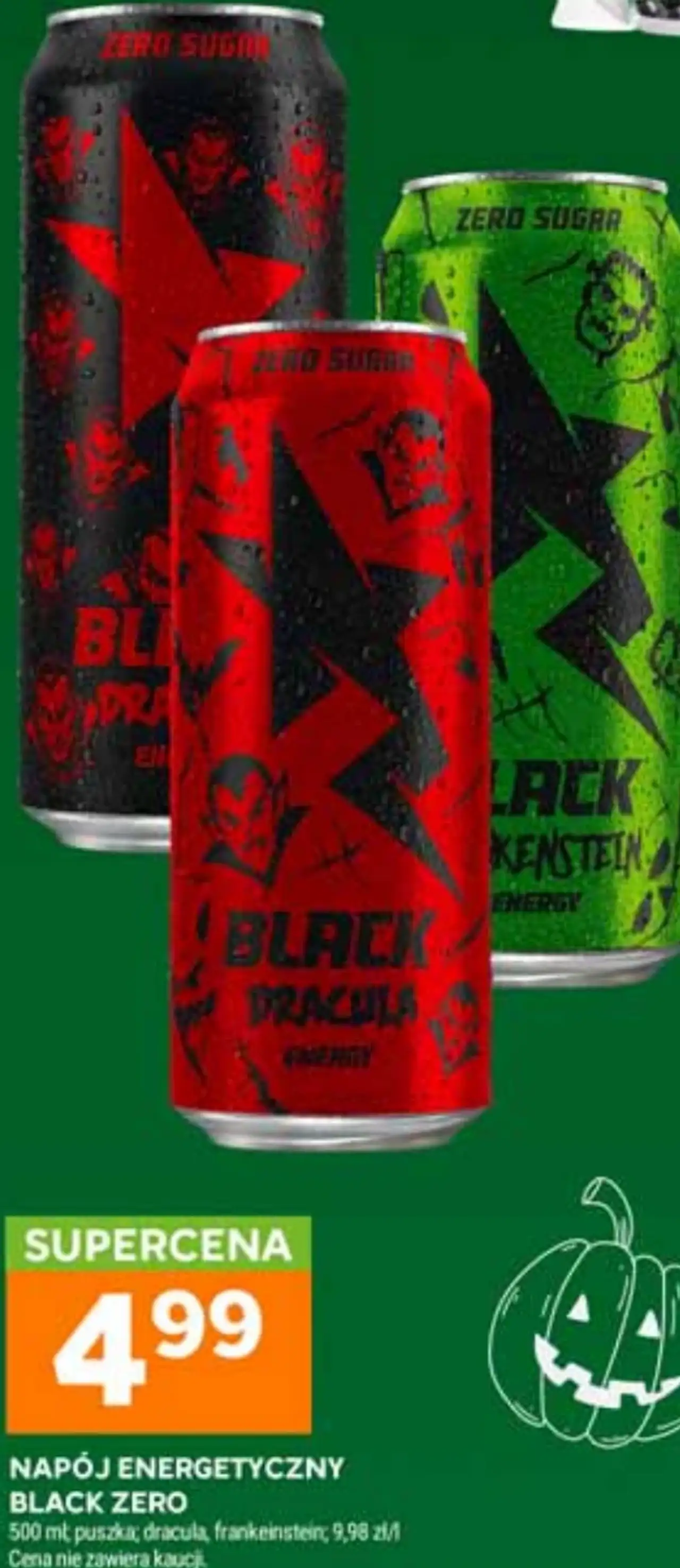 Napój energetyczny Black Zero Dracula / Frankenstein