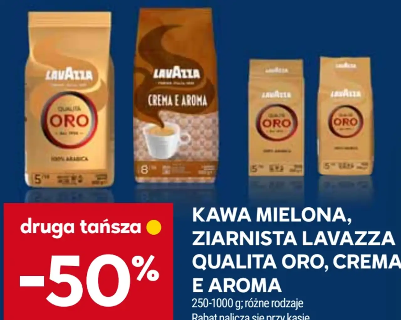 Kawa mielona, ziarnista Lavazza Qualita Oro, Crema e Aroma