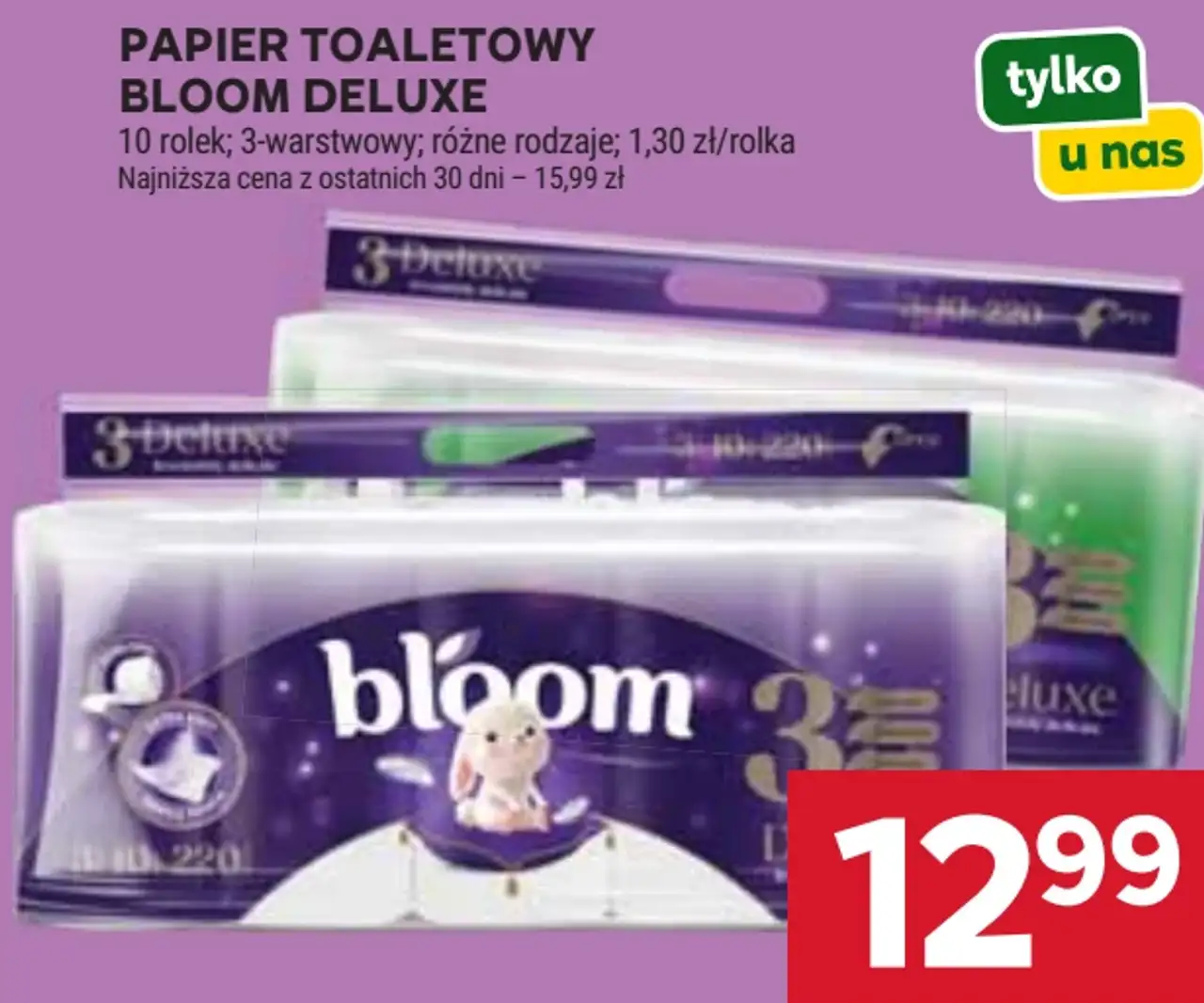 Papier toaletowy Bloom Deluxe