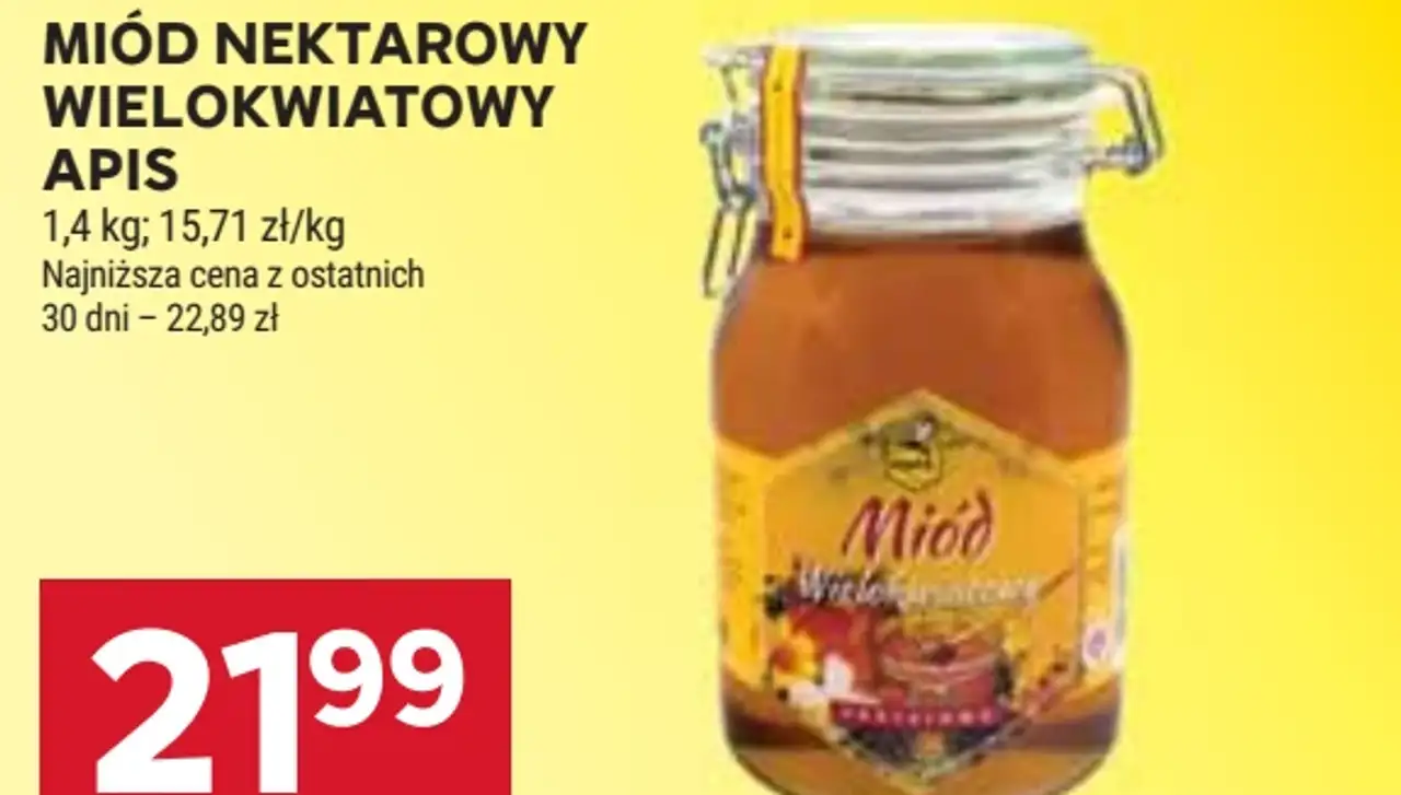 Miód nektarowy wielokwiatowy Apis