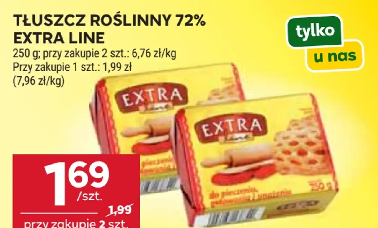 Tłuszcz roślinny 72% Extra Line