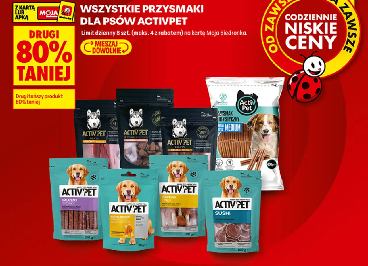 Wszystkie przysmaki dla psów Activpet