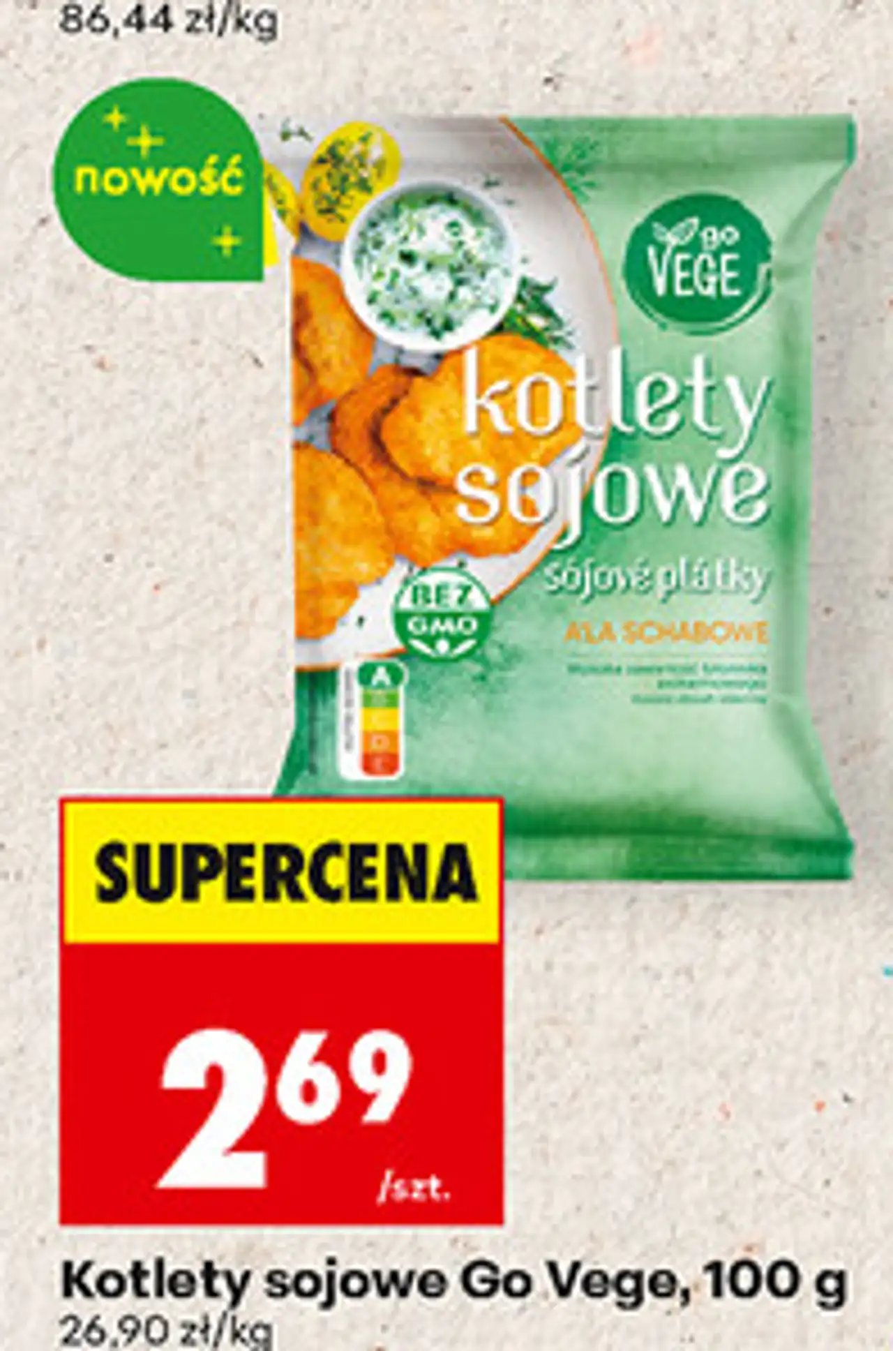 Kotlety sojowe Go Vege, 100 g