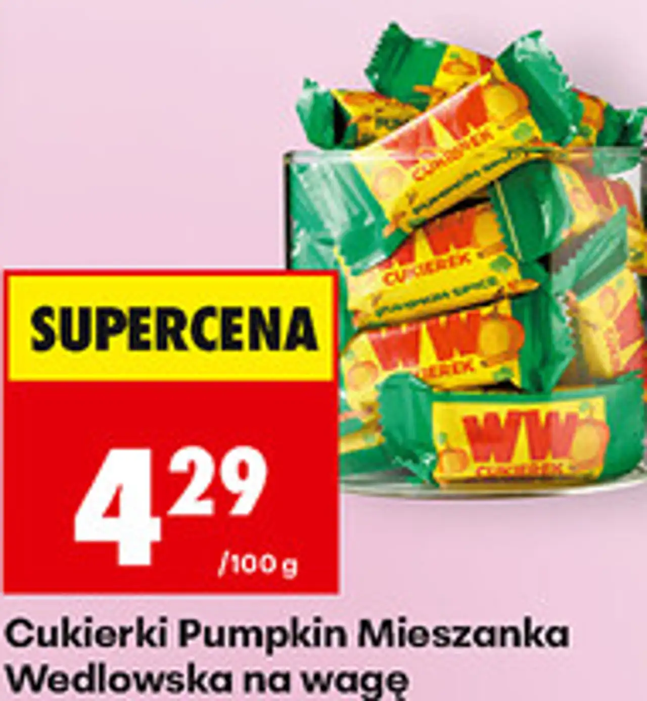 Cukierki Pumpkin Mieszanka Wedlowska na wagę