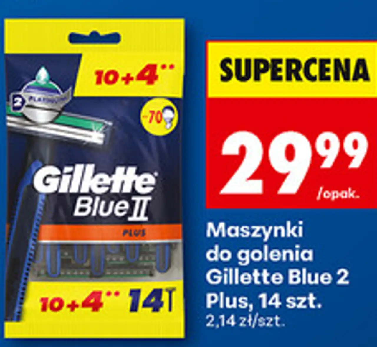 Maszynki do golenia Gillette Blue 2 Plus