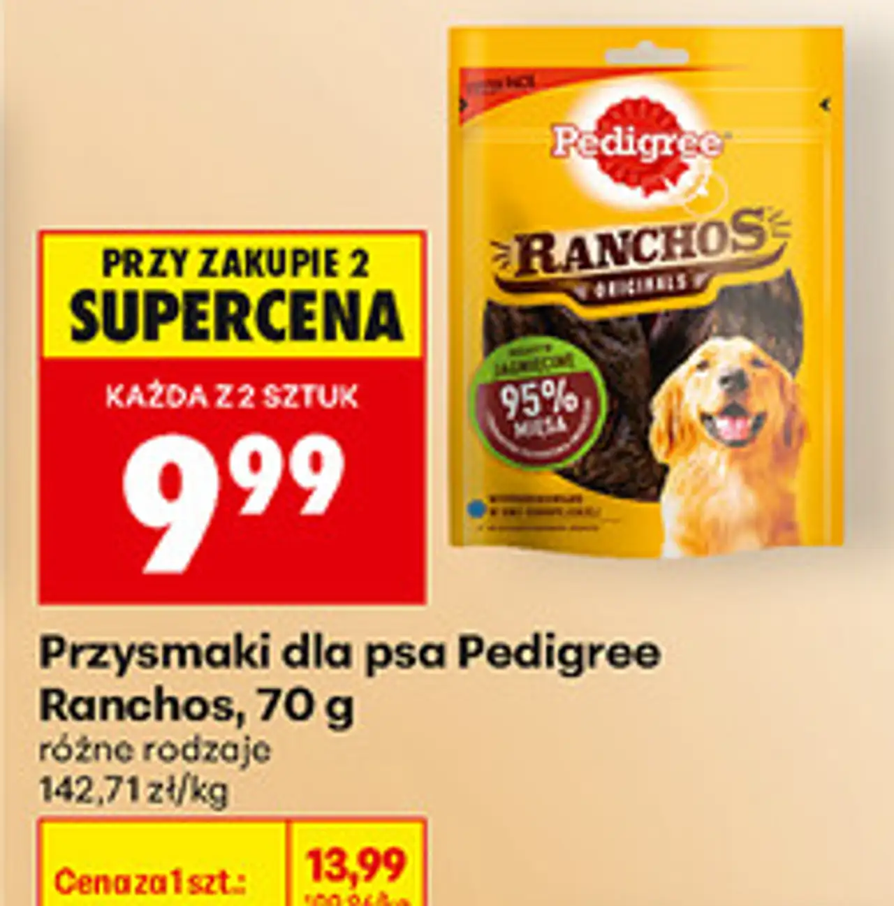 Przysmaki dla psa Pedigree Ranchos