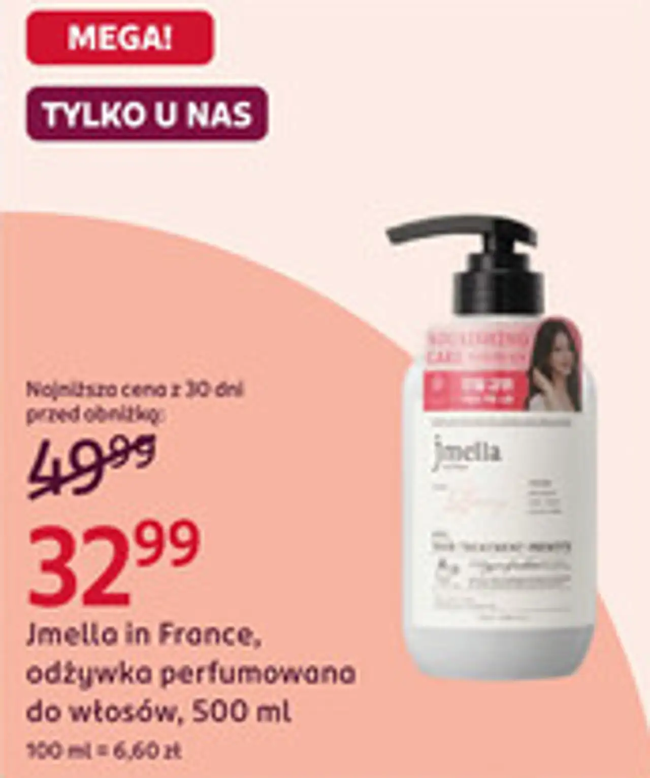 Jmella in France, odżywka perfumowana do włosów, 500 ml