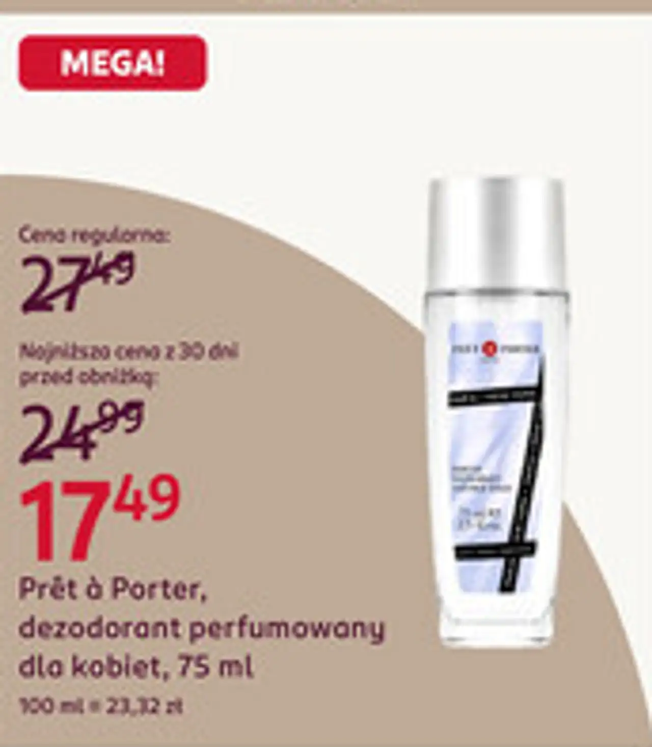 Prêt à Porter dezodorant perfumowany dla kobiet