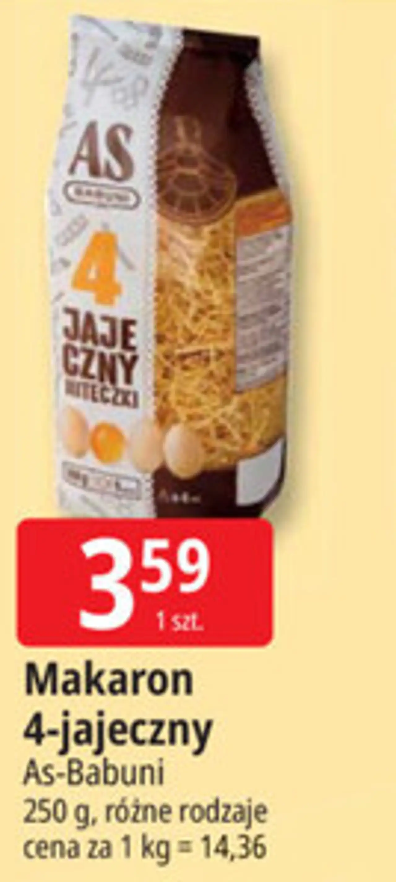 Makaron 4-jajeczny As-Babuni