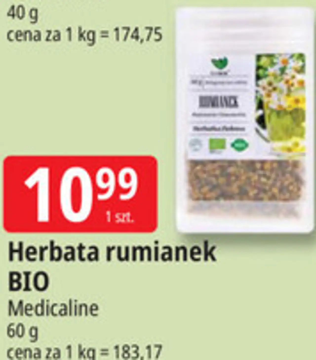 Herbata rumianek BIO Medicaline