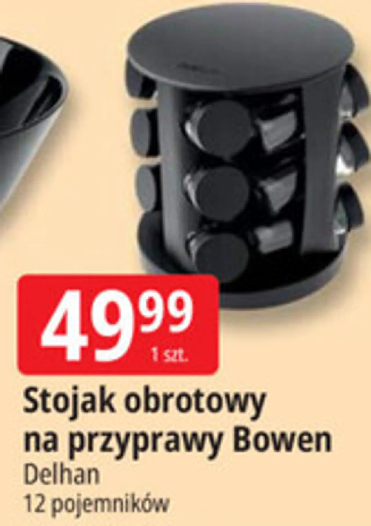 Stojak obrotowy na przyprawy Bowen Delhan