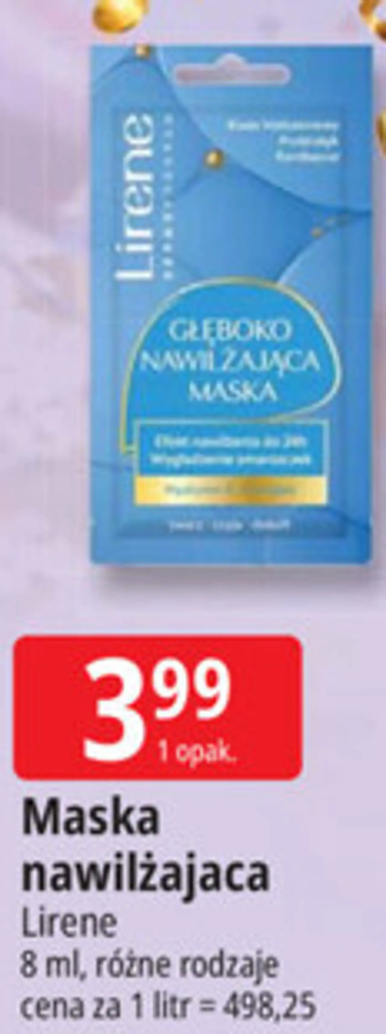 Maska nawilżająca Lirene