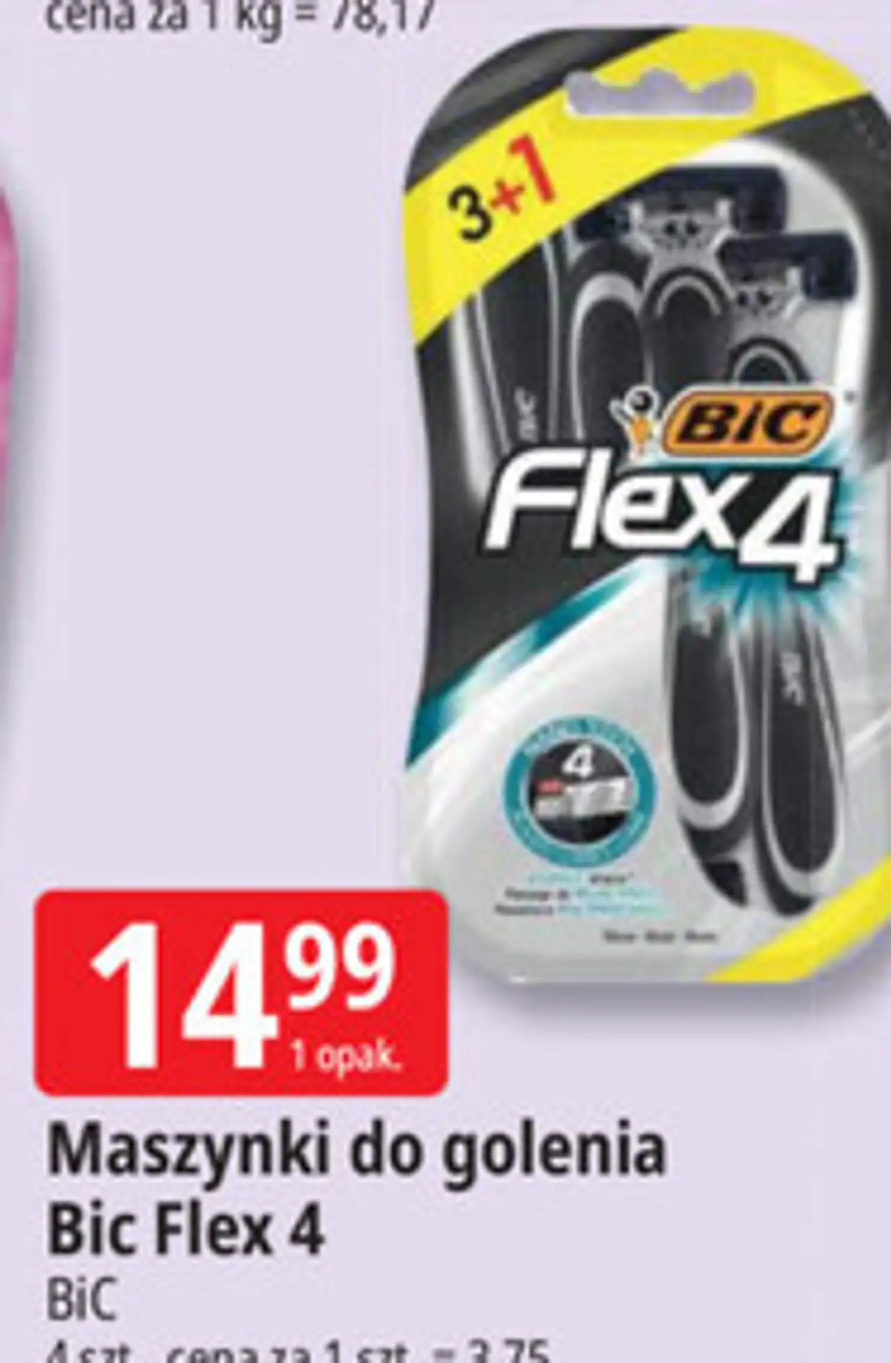 Maszynki do golenia Bic Flex 4
