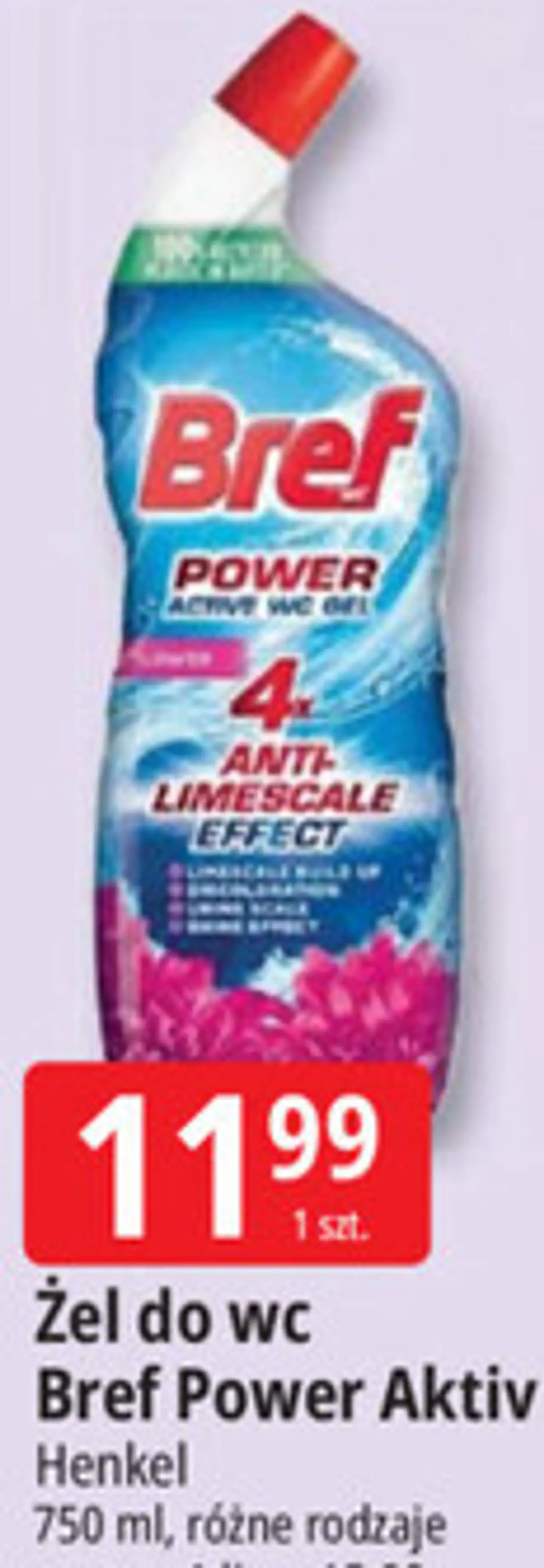 Żel do wc Bref Power Aktiv