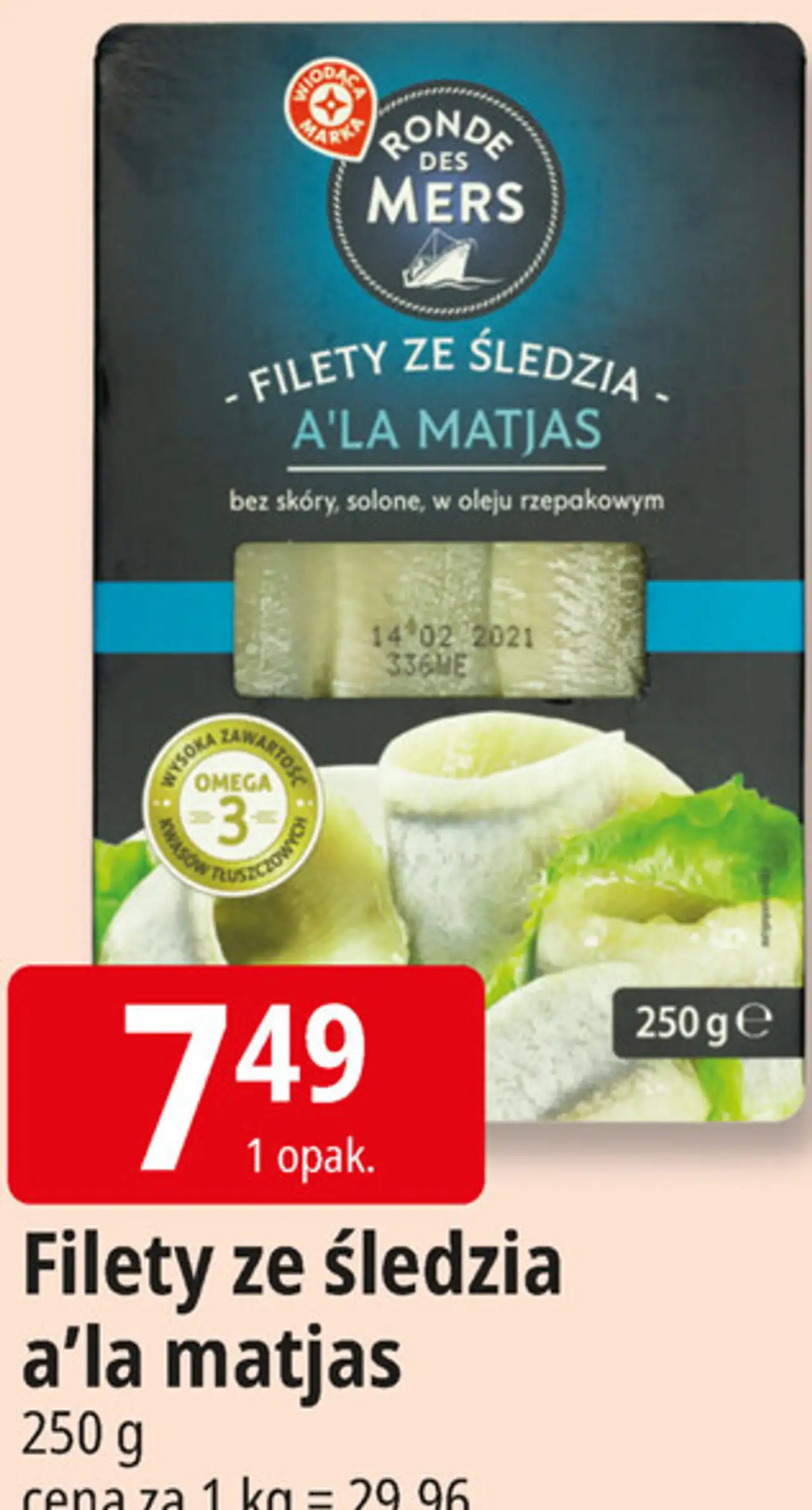 Ronde des Mers Filety ze śledzia a'la matjas