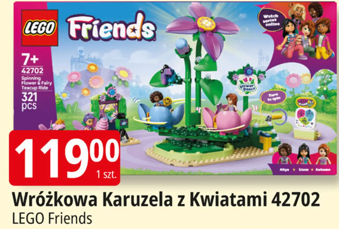 LEGO Friends Wróżkowa Karuzela z Kwiatami 42702