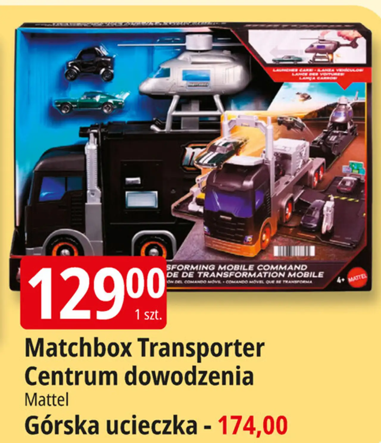 Matchbox Transporter Centrum dowodzenia