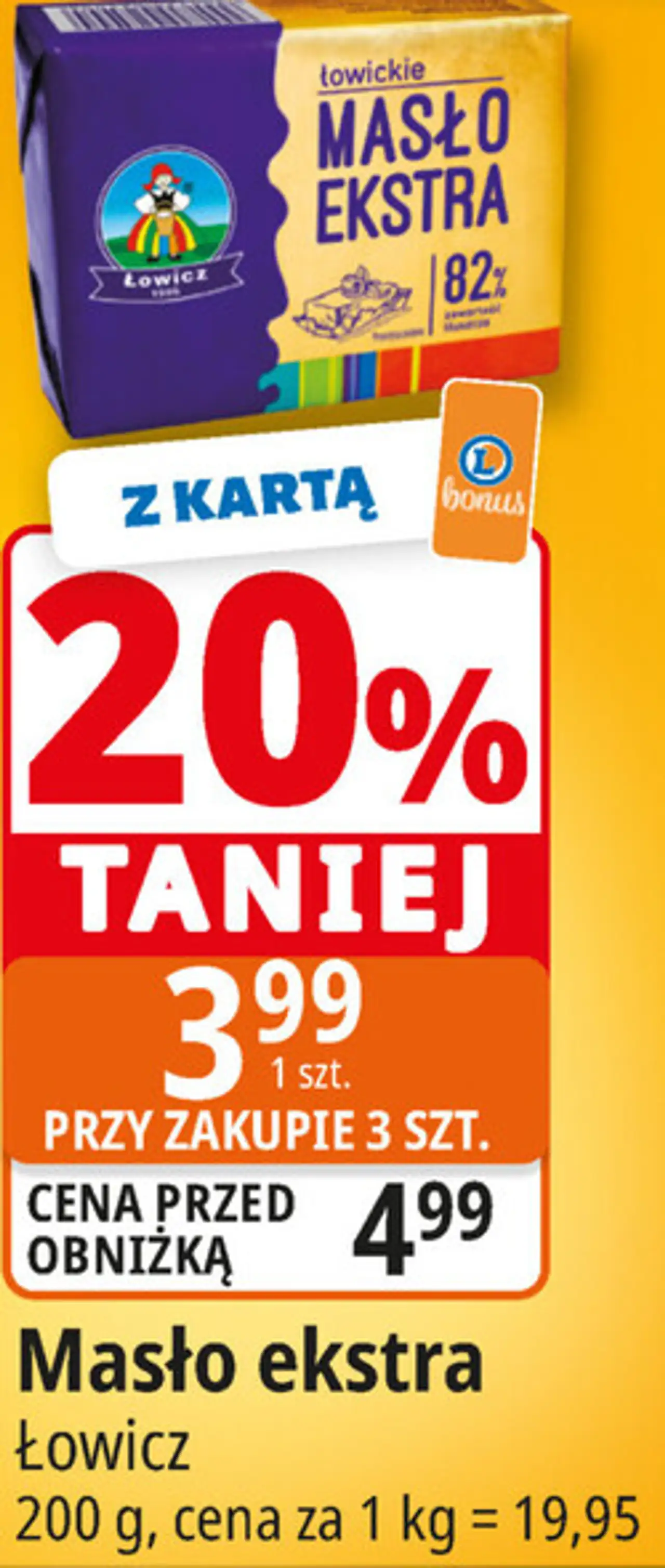 Masło ekstra Łowicz