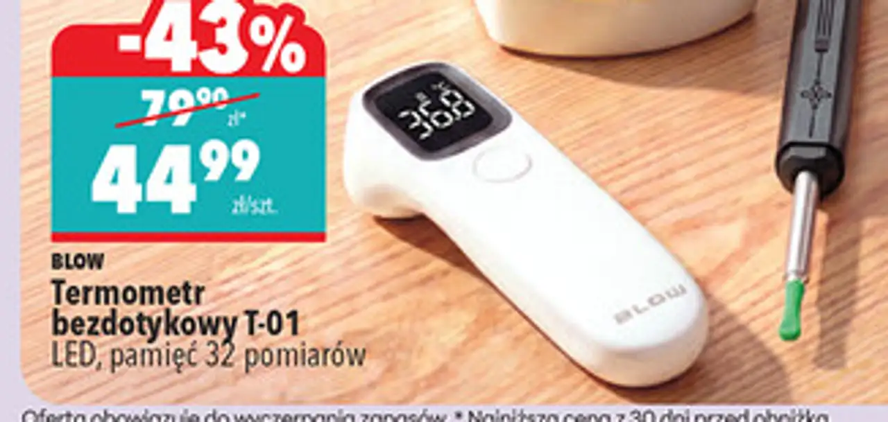 BLOW Termometr bezdotykowy T-01 / Otoskop do uszu NE-01