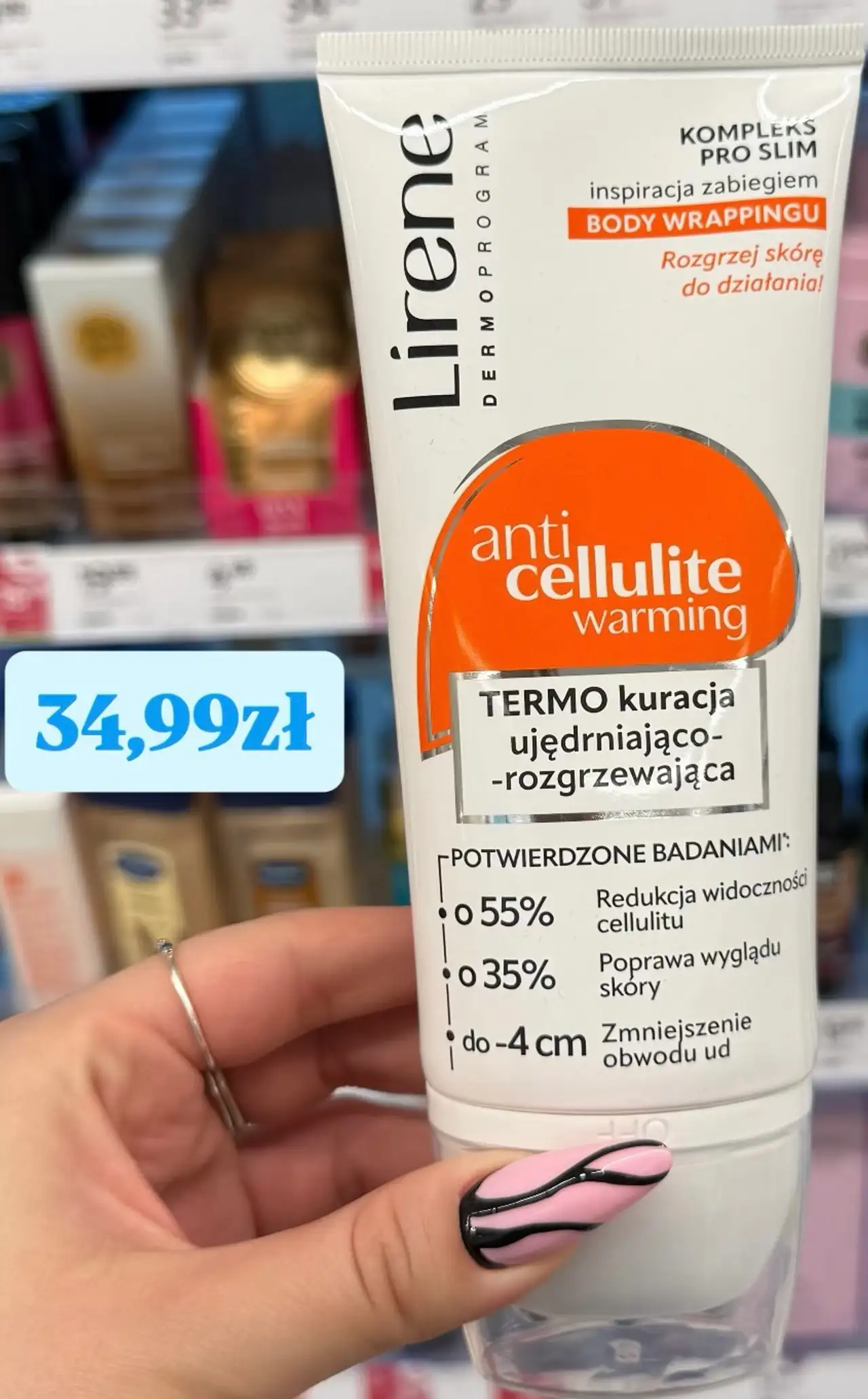 Lirene anti cellulite warming TERMO kuracja ujędrniająco-rozgrzewająca Kompleks Pro Slim