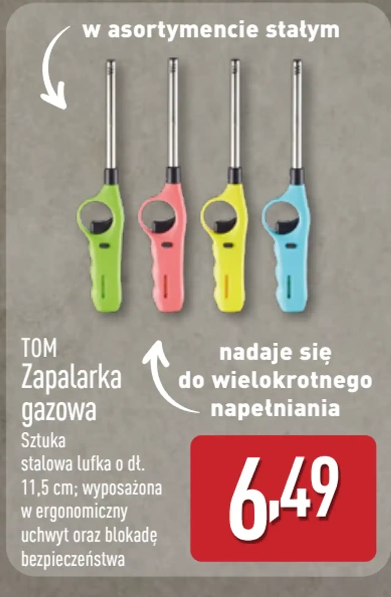 TOM Zapalarka gazowa