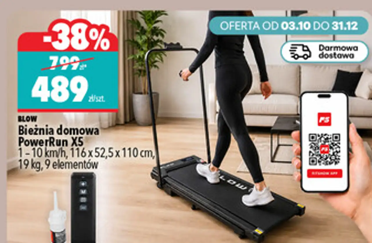 Bieżnia domowa Blow PowerRun X5
