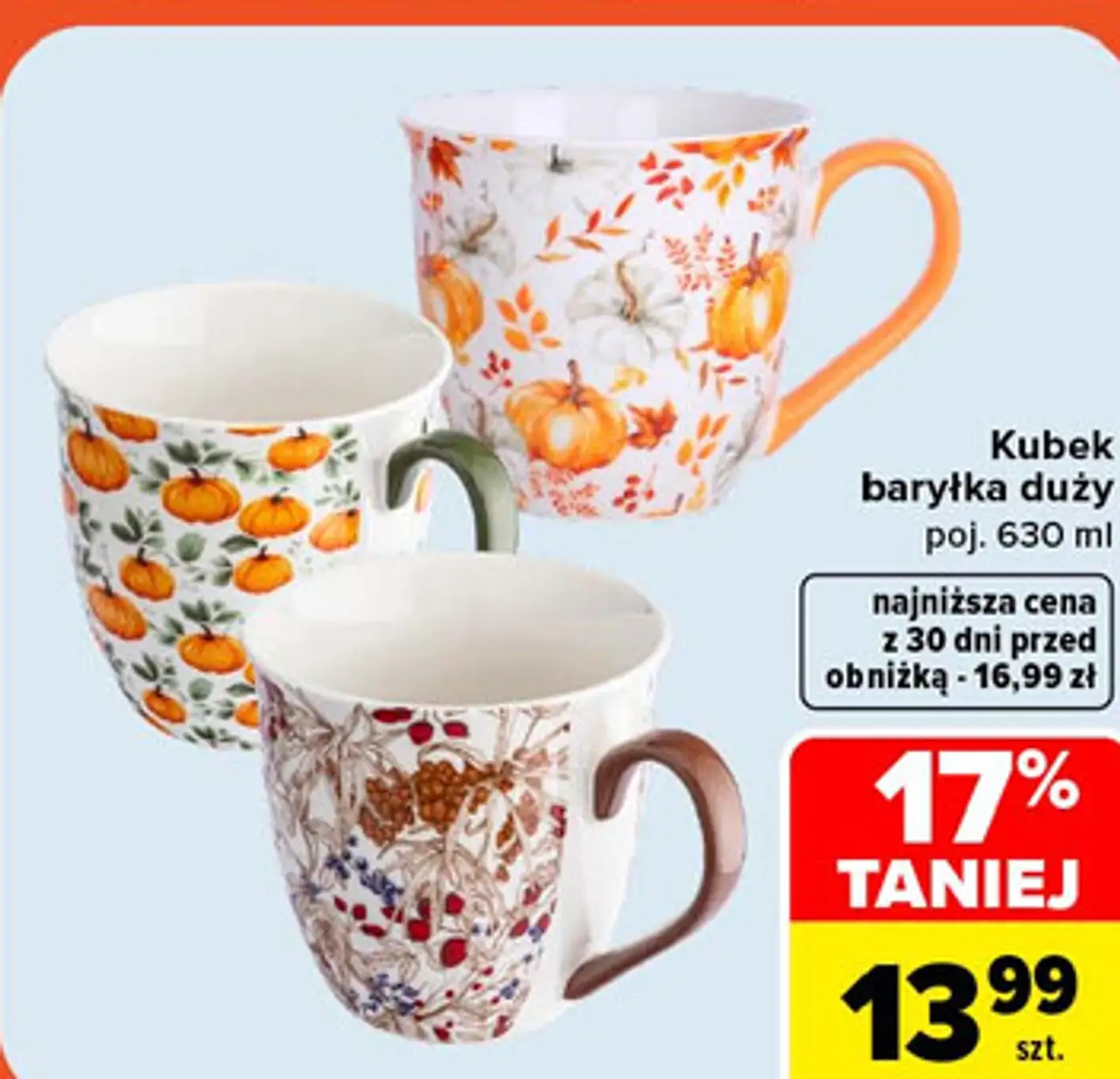 Kubek baryłka duży