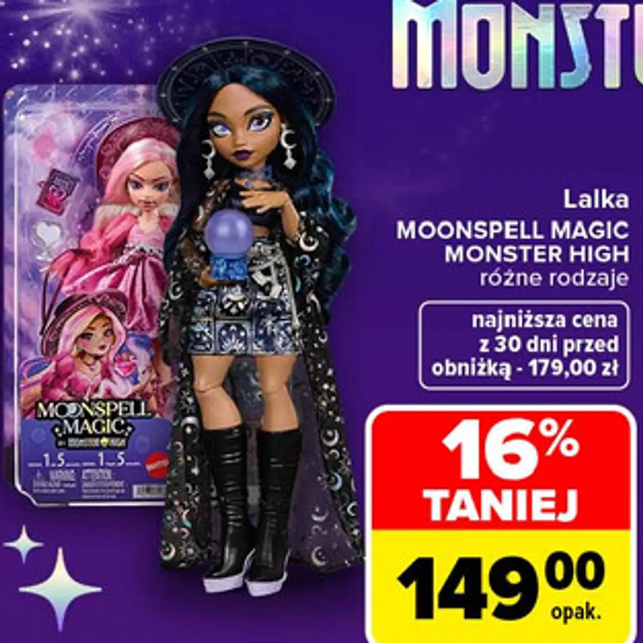 Lalka Moonspell Magic Monster High