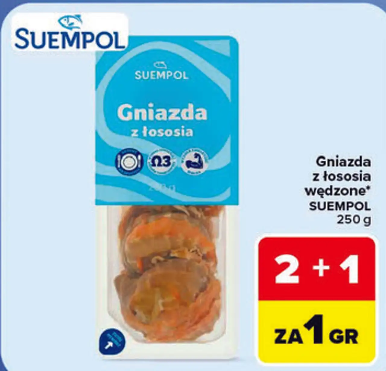 Gniazda z łososia wędzone SUEMPOL