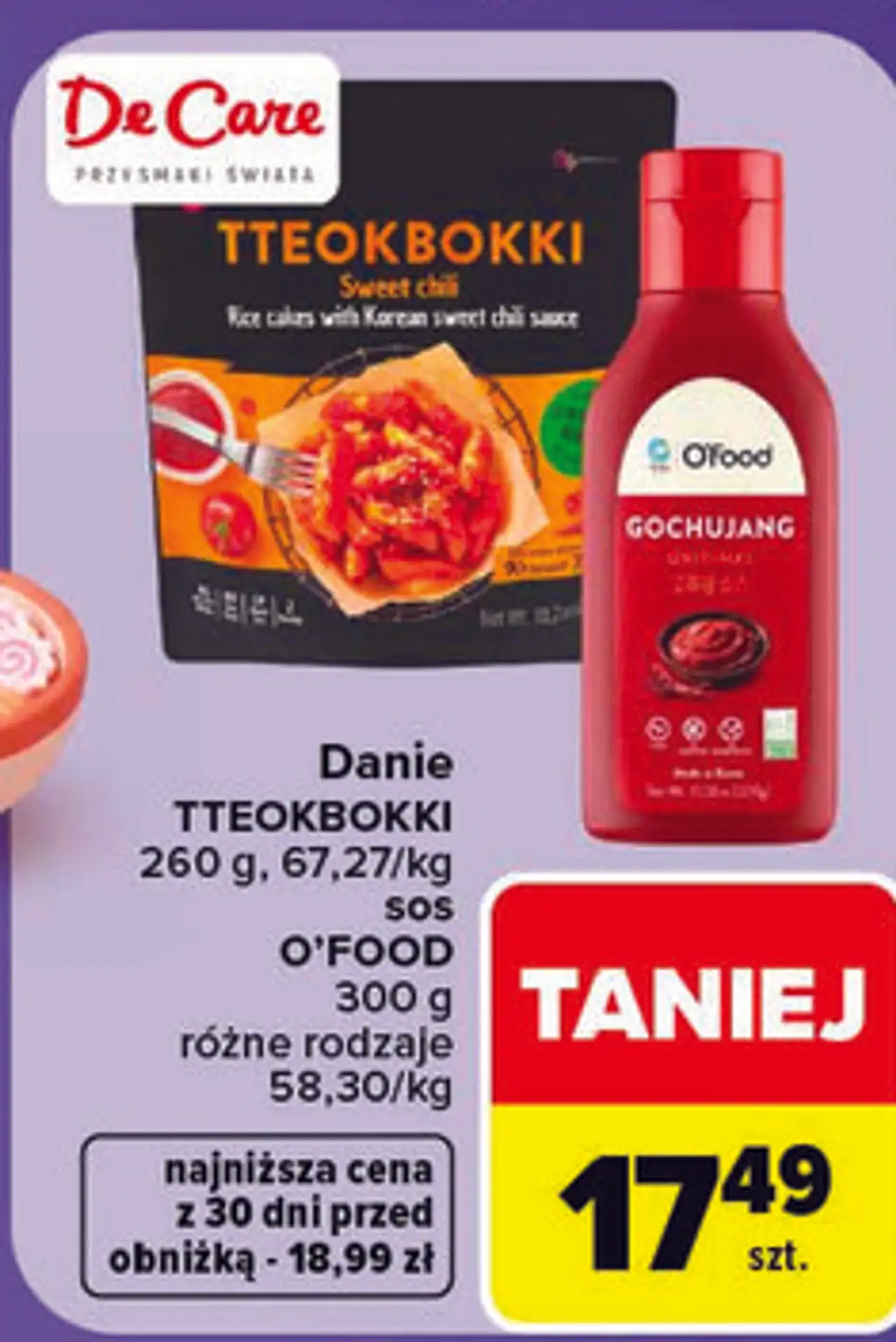 Danie Tteokbokki O'Food