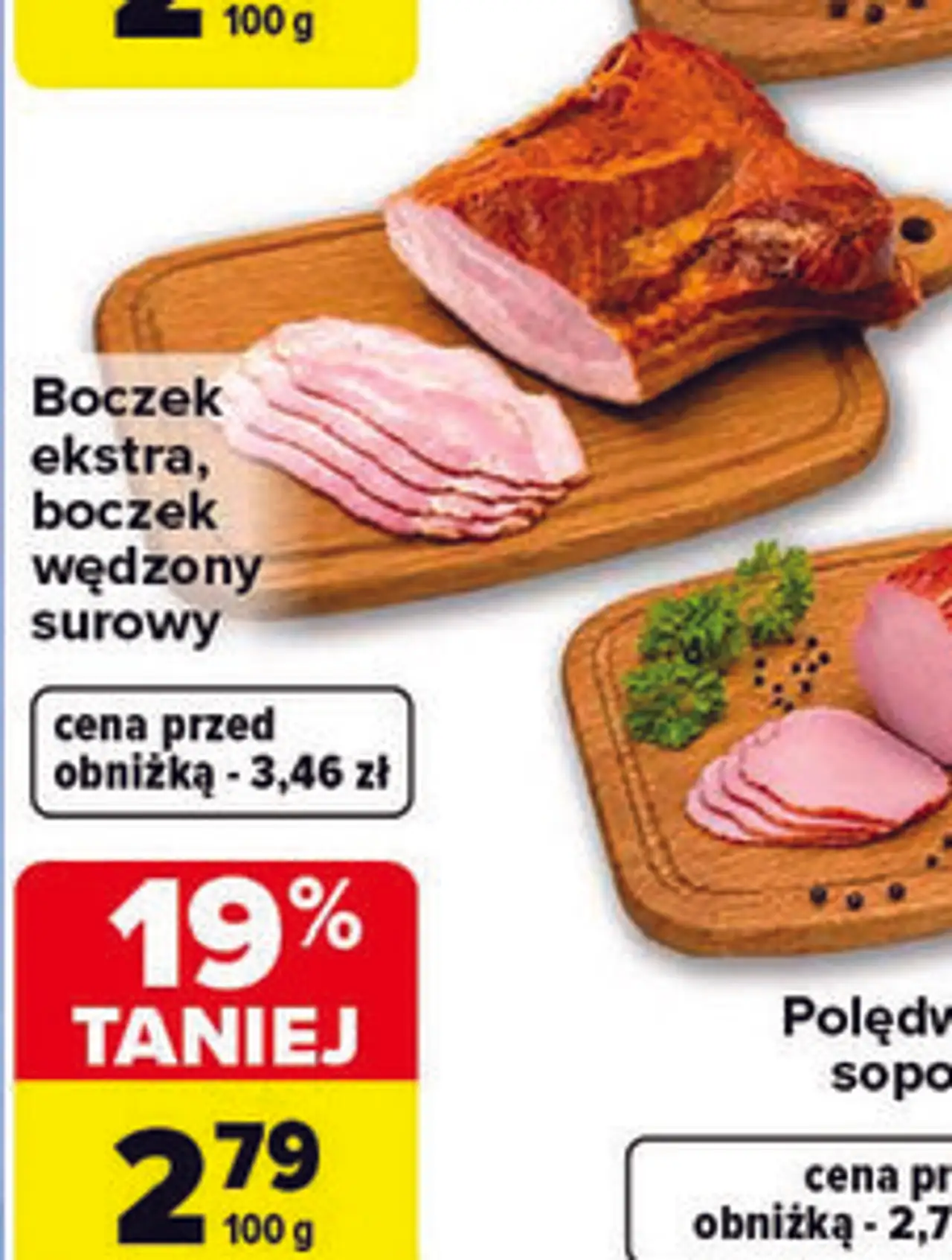 Boczek ekstra, boczek wędzony surowy Karol