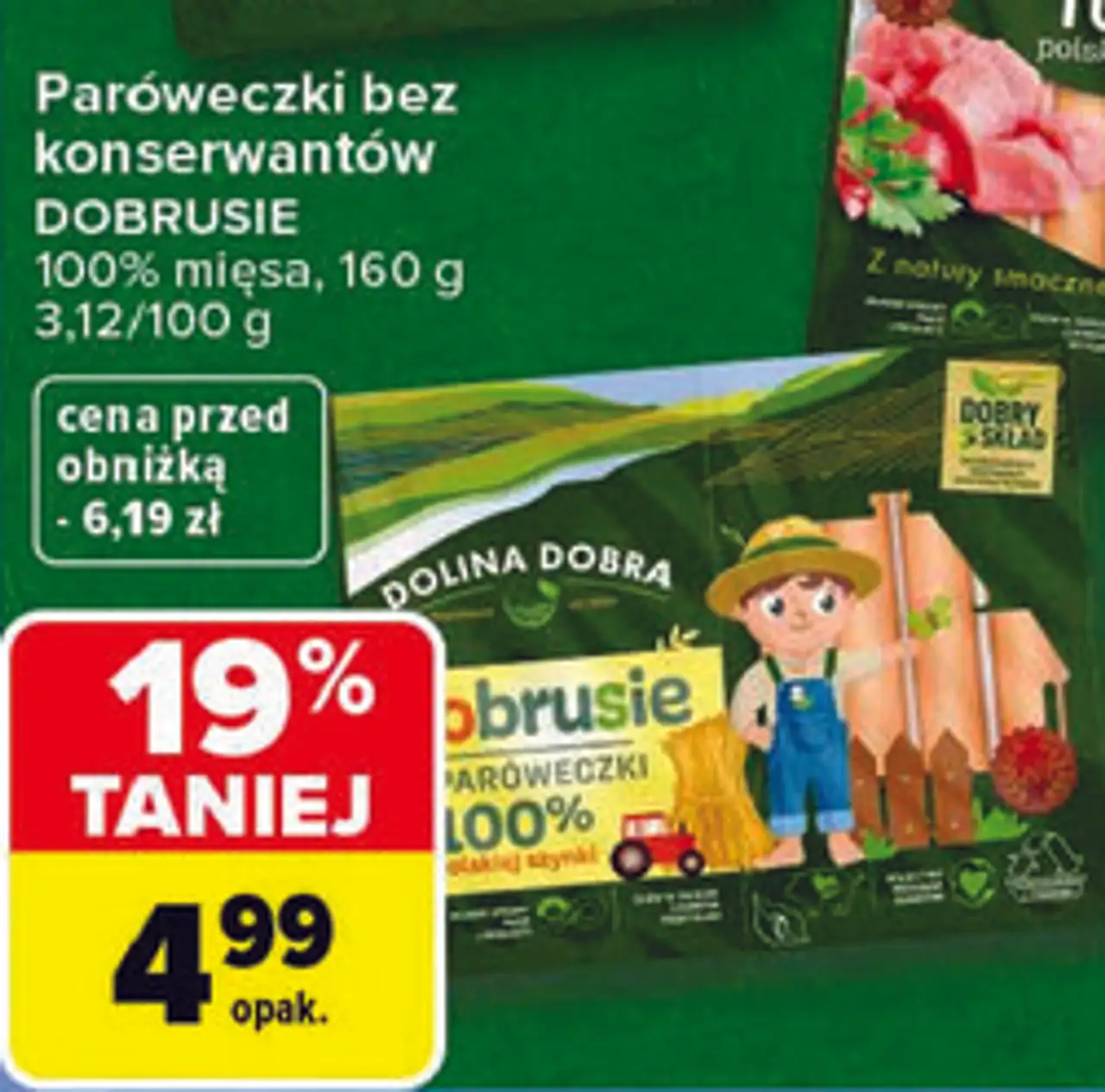 Paróweczki bez konserwantów Dobrusie Dolina Dobra