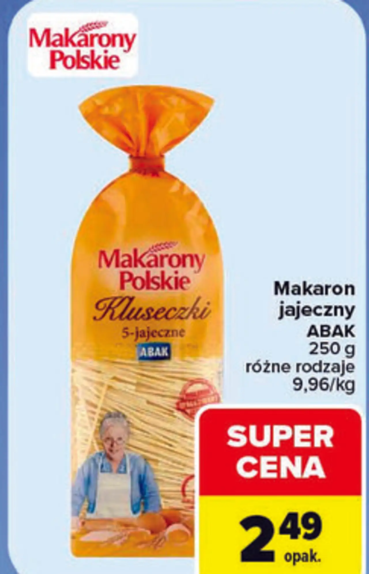 Makaron jajeczny ABAK Kluseczki 5-jajeczne