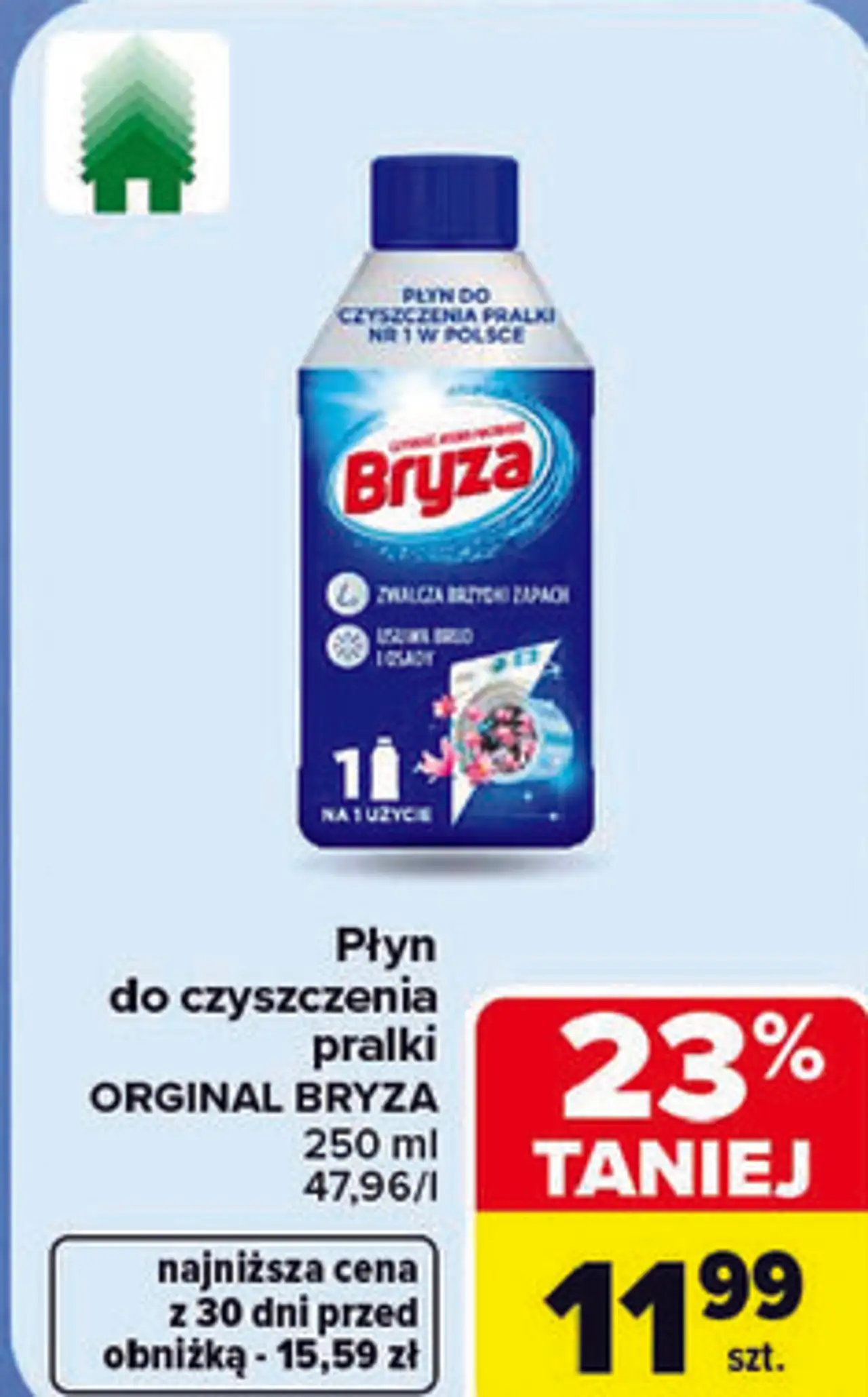 Płyn do czyszczenia pralek Original Bryza
