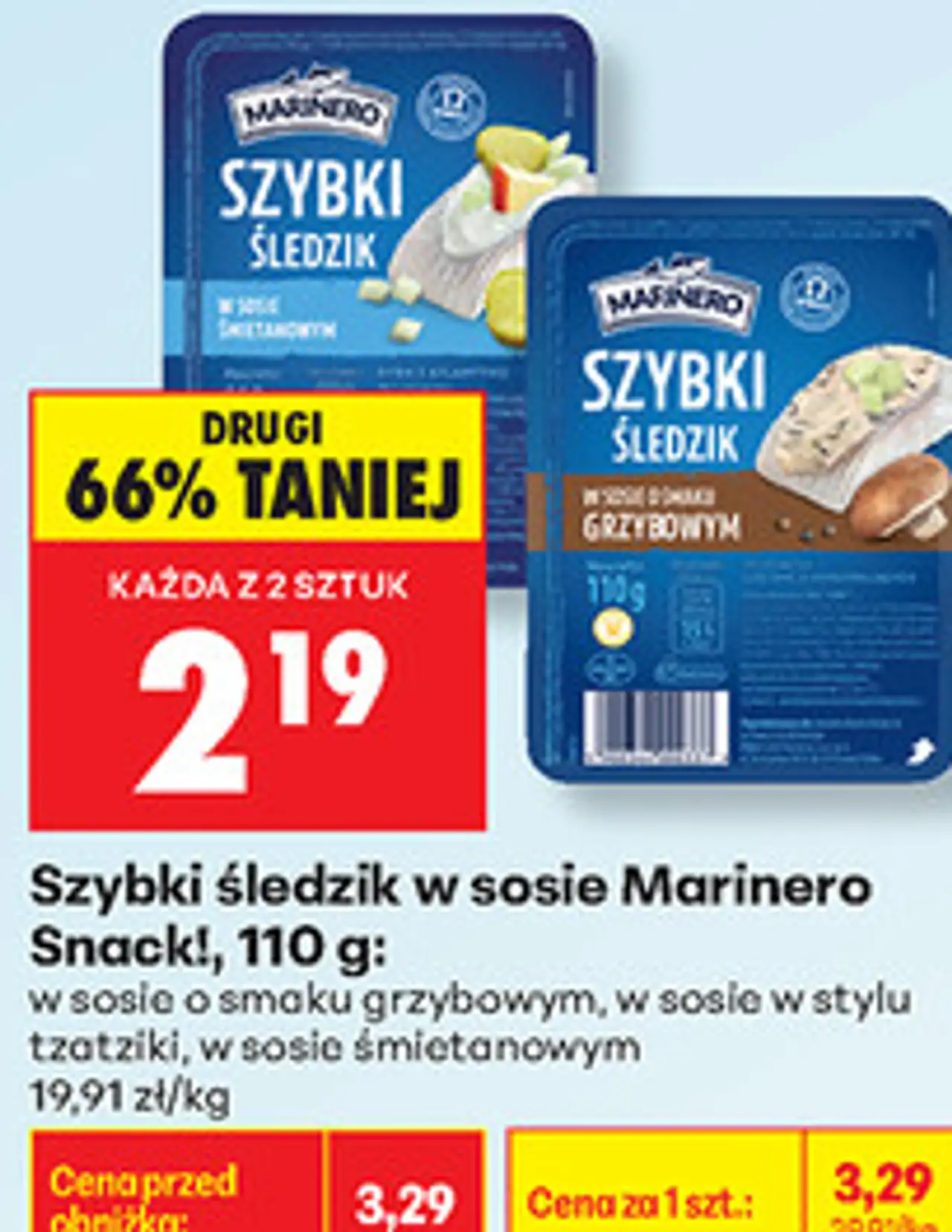 Szybki śledzik w sosie Marinero Snack!