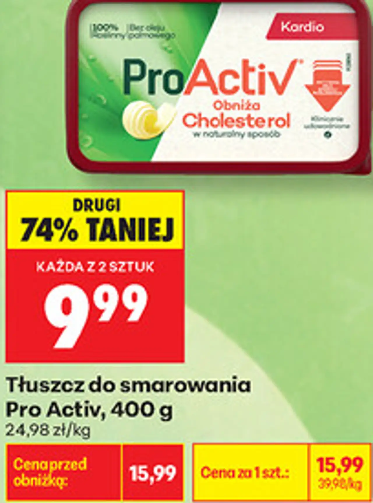 Tłuszcz do smarowania Pro Activ, 400 g