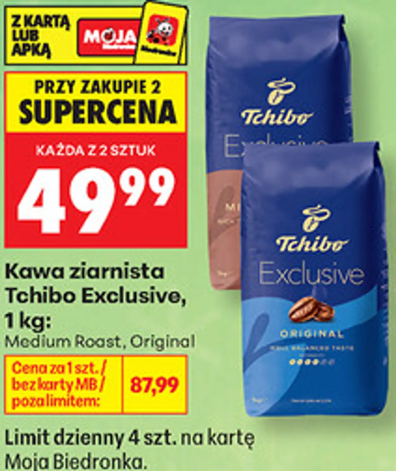Kawa ziarnista Tchibo Exclusive, 1 kg