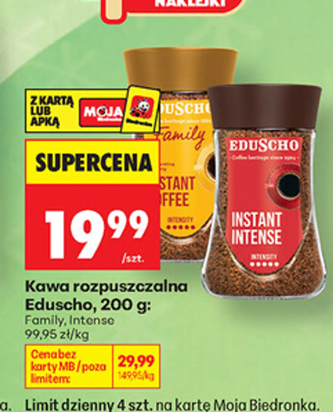 Kawa rozpuszczalna Eduscho, 200 g