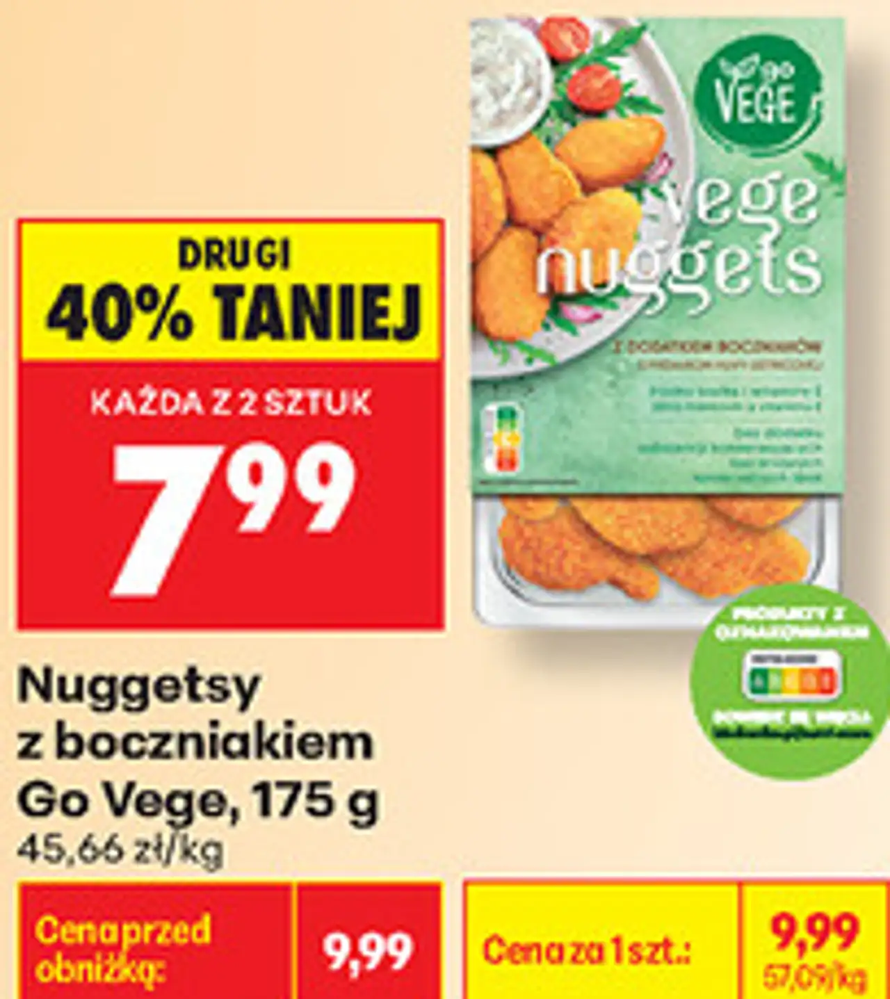 Nuggetsy z boczniakiem Go Vege