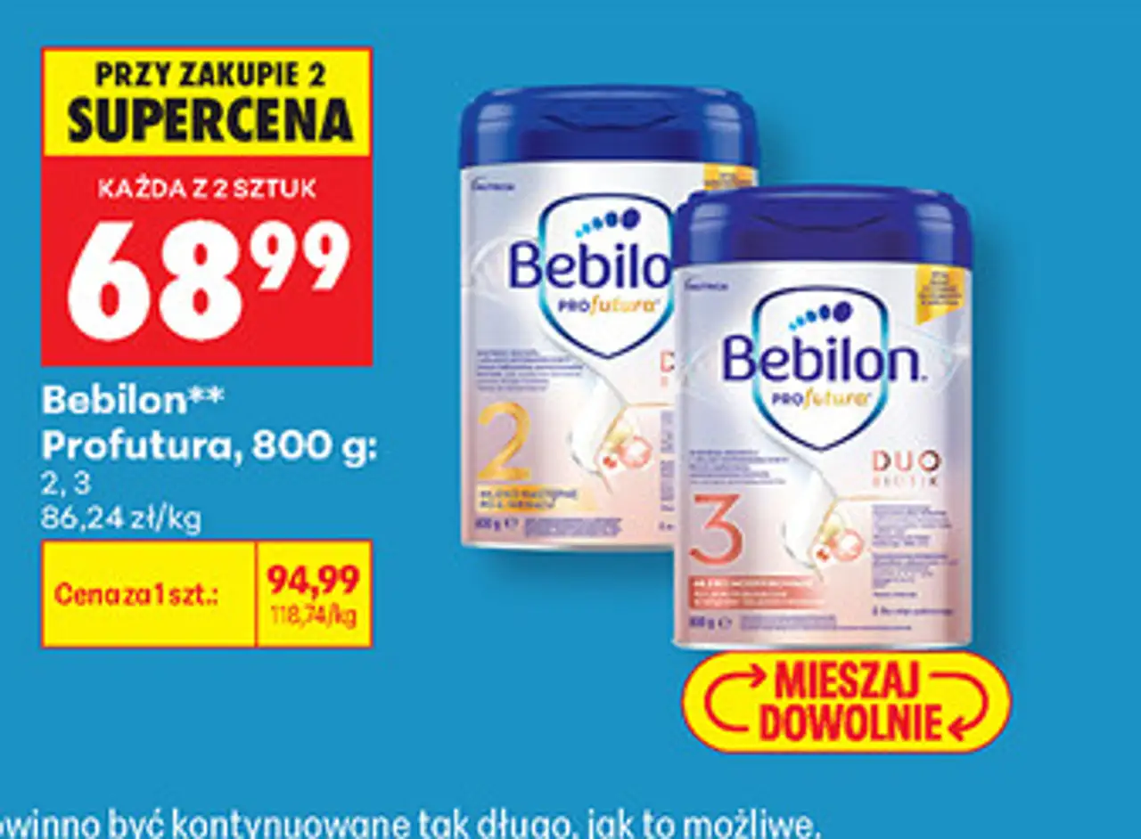 Bebilon Profutura mleko modyfikowane