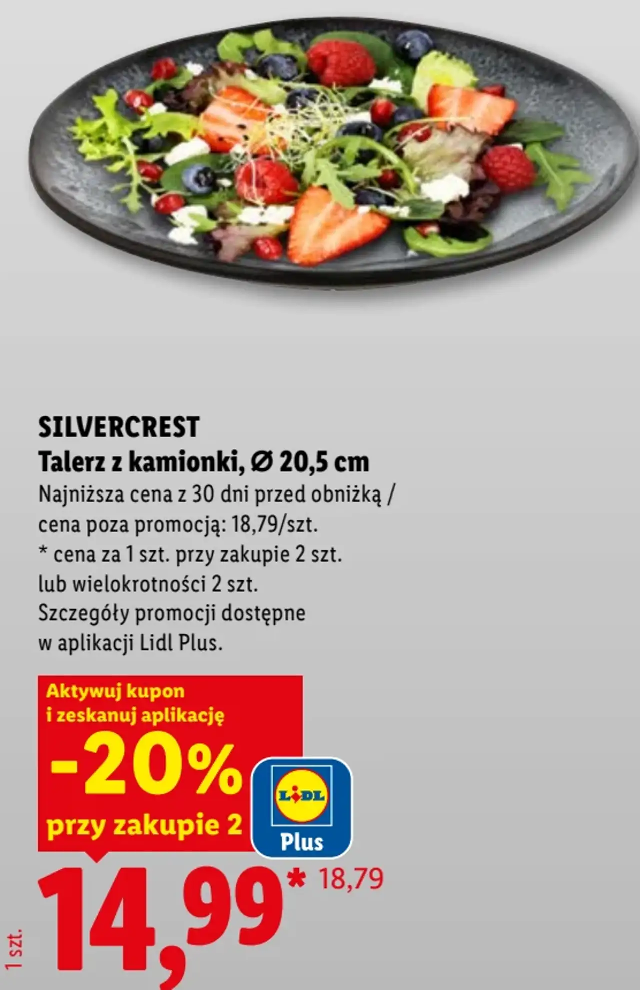 SILVERCREST Talerz z kamionki, Ø 20,5 cm
